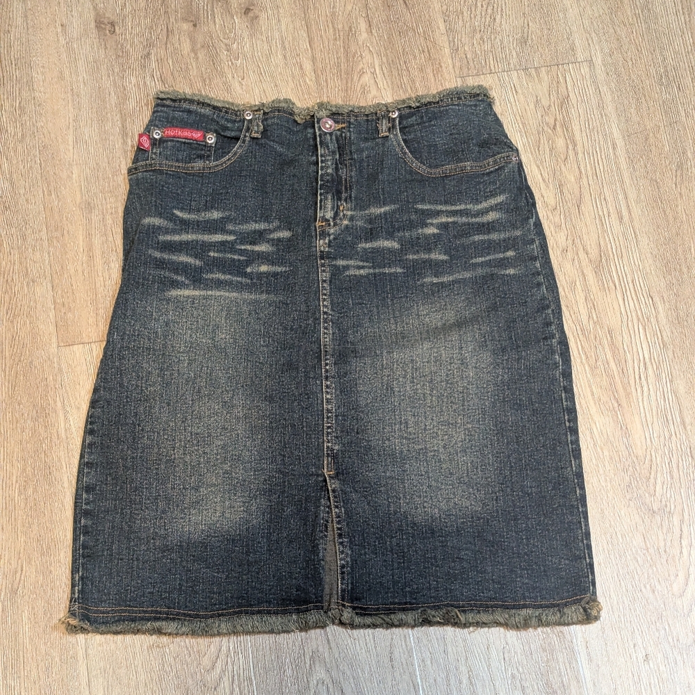 Women's Hotkiss Blue Denim Skirt Size 7(28)
